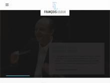 Tablet Screenshot of francoisleleux.com